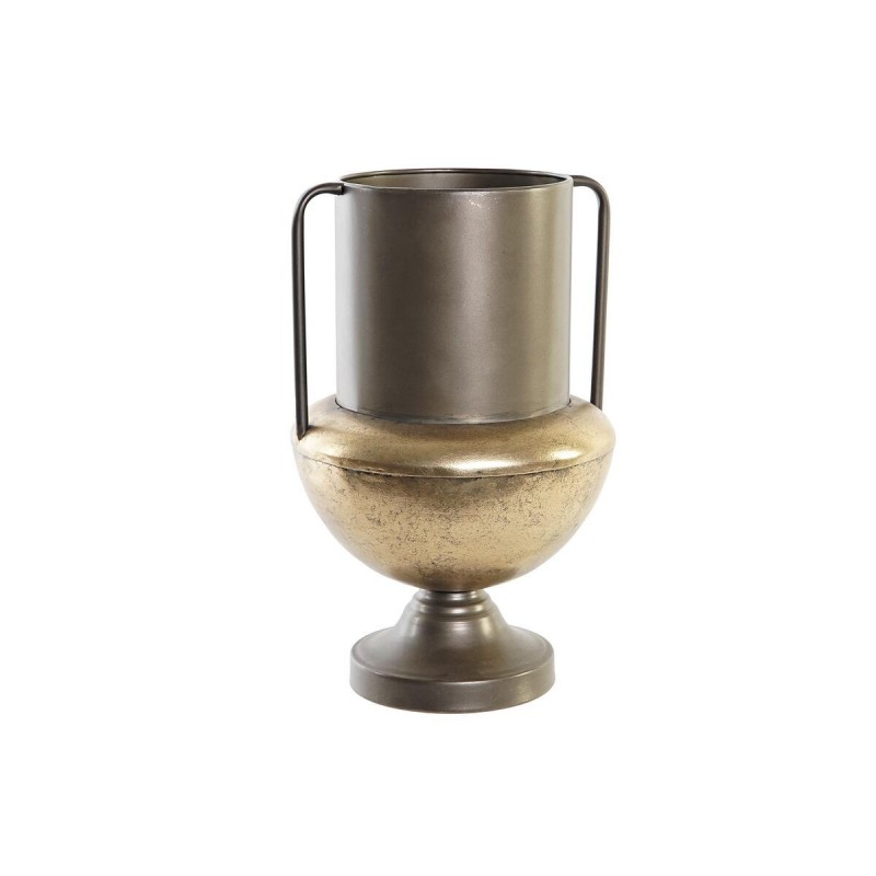 Vase DKD Home Decor Noir Métal Cuivre Vintage (20 x 20 x 33 cm) - Article pour la maison à prix de gros