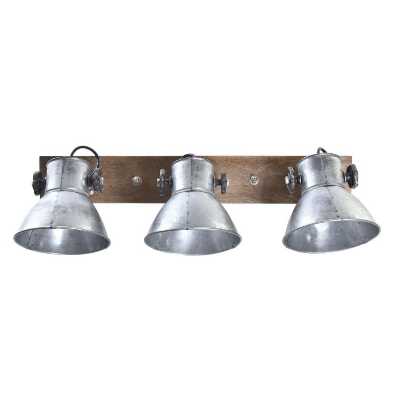 Wall lamp DKD Home Decor Silver Metal Brown 220 V 50 W (64 x 18 x 26 cm) - Article for the home at wholesale prices