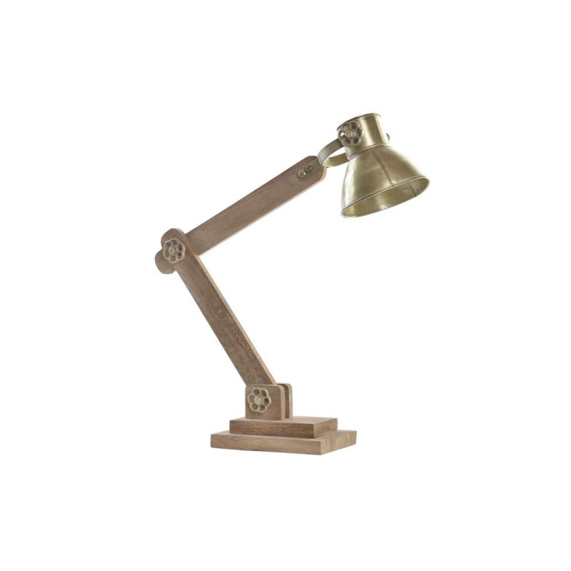 Lampe de bureau DKD Home Decor Doré Marron 220 V 50 W (50 x 15 x 65 cm) à prix de gros - Lampe de bureau à prix grossiste