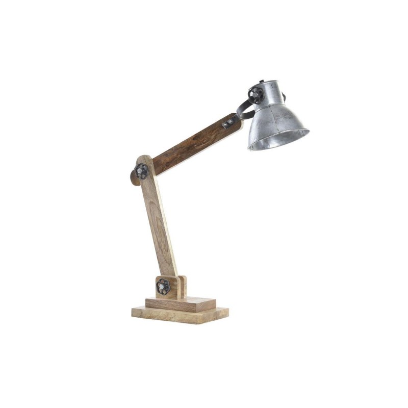 Lampe de bureau DKD Home Decor Argenté Marron 220 V 50 W (50 x 15 x 65 cm) - Lampe de bureau à prix de gros