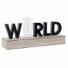 Illuminated decoration DKD Home Decor World Black MDF LED (34 x 8 x 16 cm) - Article for the home at wholesale prices