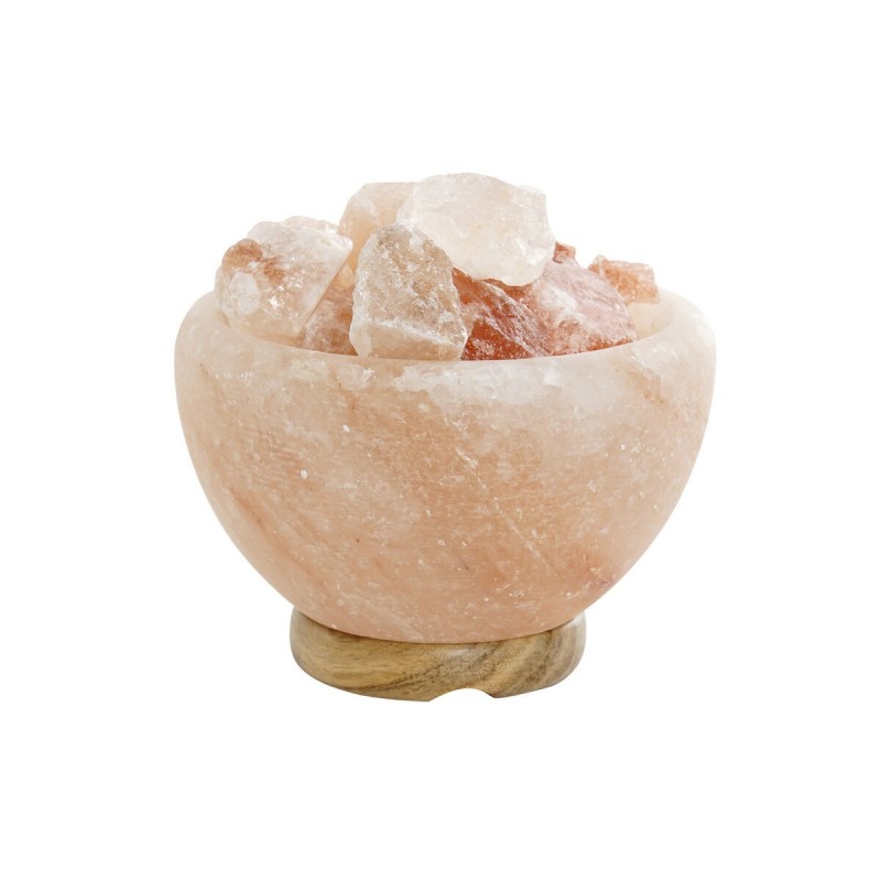 Decorative light DKD Home Decor Salt 15 Watts Orange Acacia Stone 220 V Arab (15 x 15 x 12 cm) - Article for the home at wholesale prices