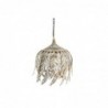 Suspension DKD Home Decor Gris 220 V 50 W (33 x 33 x 40 cm) - Article pour la maison à prix grossiste