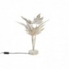 Lampe de bureau DKD Home Decor Gris Tropical Feuille d'une plante (42 x 42 x 47 cm) - Article pour la maison à prix grossiste