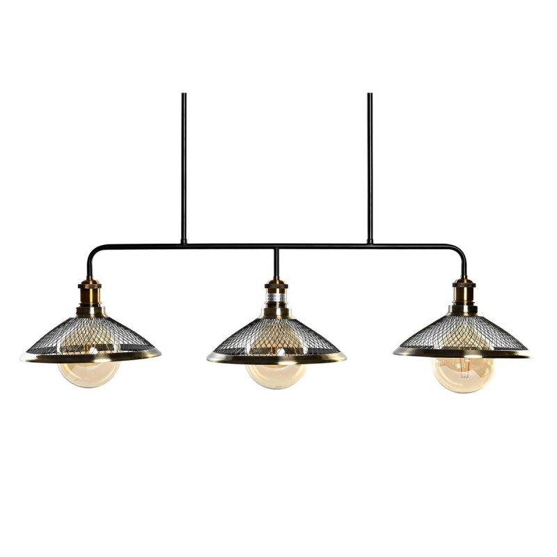Hanging lamp DKD Home Decor Black Gold 220 V 50 W (100 x 29 x 22 cm) - Article for the home at wholesale prices