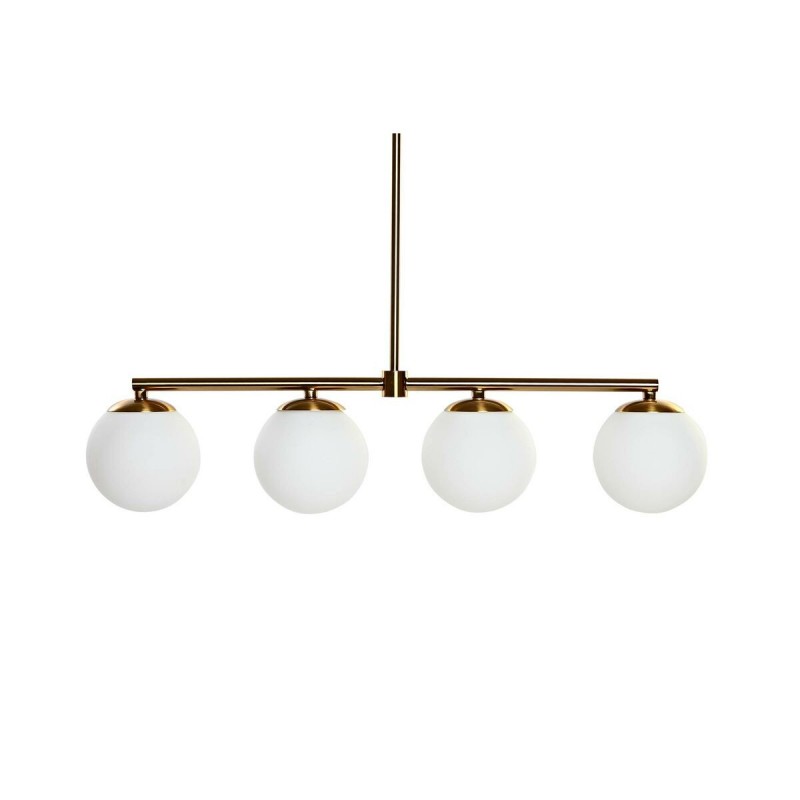 Hanging lamp DKD Home Decor Doré Blanc 220 V (70 x 19 x 15 cm) - Article for the home at wholesale prices