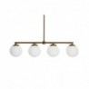 Hanging lamp DKD Home Decor Doré Blanc 220 V (70 x 19 x 15 cm) - Article for the home at wholesale prices