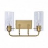 Wall lamp DKD Home Decor Verre Doré Métal 220 V 50 W (41 x 17 x 24 cm) - Article for the home at wholesale prices