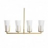 Hanging lamp DKD Home Decor Doré Blanc (67 x 14 x 22 cm) - Article for the home at wholesale prices