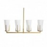Suspension DKD Home Decor Doré Blanc (67 x 14 x 22 cm) - Article pour la maison à prix de gros Suspension DKD Home Decor Doré Blanc (67 x 14 x 22 cm) - Article pour la maison à prix de gros