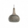 Hanging lamp DKD Home Decor Beige Gris foncé 50 W (29 x 29 x 37 cm) - Article for the home at wholesale prices