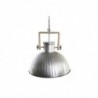 Suspension DKD Home Decor Argenté Fer Bois de manguier 50 W (41 x 41 x 40 cm) - Article pour la maison à prix de gros Suspension DKD Home Decor Argenté Fer Bois de manguier 50 W (41 x 41 x 40 cm) - Article pour la maison à prix de gros