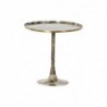 Side table DKD Home Decor Marron Aluminium Marbre (51 x 51 x 51 cm) - Article for the home at wholesale prices
