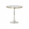 Side table DKD Home Decor Doré Aluminium Blanc Marbre (51 x 51 x 51 cm) - Article for the home at wholesale prices