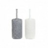 Vase DKD Home Decor Grey Beige Oriental Resin (21 x 11 x 61 cm) (2 Units) - Article for the home at wholesale prices