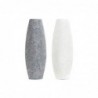 Vase DKD Home Decor Grey Beige Oriental Resin (21 x 8 x 58 cm) (2 Units) - Article for the home at wholesale prices