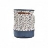 Laundry basket DKD Home Decor Blue Polyester (30 x 30 x 40 cm) - Article for the home at wholesale prices