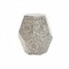 Side table DKD Home Decor Gris Beige Nacre noire Moderne (46 x 46 x 50 cm) - Article for the home at wholesale prices