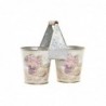 Cache-pot DKD Home Decor Rose Métal Shabby Chic (24 x 12 x 23 cm) - Article pour la maison à prix grossiste Cache-pot DKD Home Decor Rose Métal Shabby Chic (24 x 12 x 23 cm) - Article pour la maison à prix grossiste