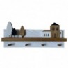 Coat rack DKD Home Decor Wood Urban Homes (40 x 4 x 17 cm) - Article for the home at wholesale prices
