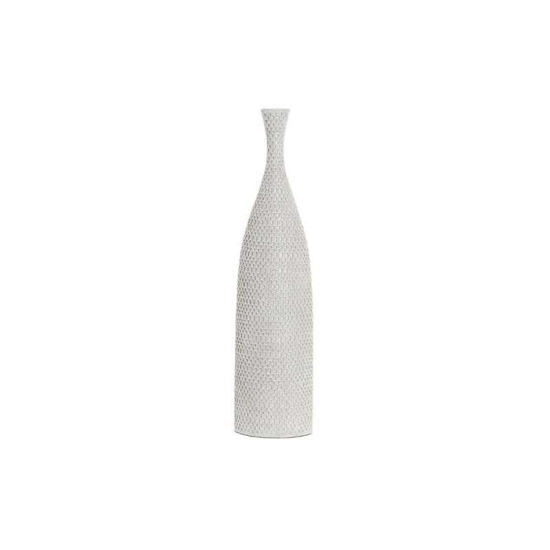 Vase DKD Home Decor Beige White Modern Resin (16 x 11 x 66 cm) (2 Units) - Article for the home at wholesale prices