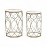 Set of 2 DKD Home Decor Metal tables (42 x 42 x 63 cm) - Article for the home at wholesale prices