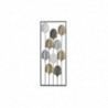 Décoration murale DKD Home Decor Noir Métal Multicouleur Moderne Feuille d'une plante (35 x 2 x 90 cm) - Article pour la maison à prix grossiste