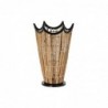 Umbrella stand DKD Home Decor Rattan Black Metal (32 x 32 x 50 cm) - Article for the home at wholesale prices