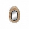 Miroir mural DKD Home Decor Miroir Naturel Noir Métal Rotin (63 x 1,5 x 92 cm) - Article pour la maison à prix de gros Miroir mural DKD Home Decor Miroir Naturel Noir Métal Rotin (63 x 1,5 x 92 cm) - Article pour la maison à prix de gros