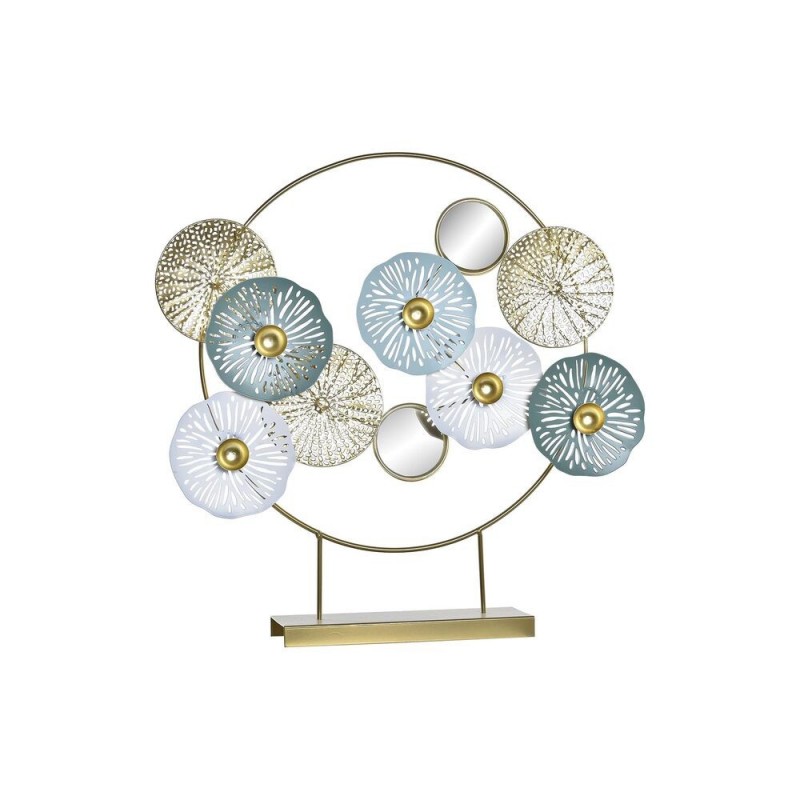 Figurine Décorative DKD Home Decor Miroir Doré Métal (44 x 8 x 46 cm) à prix grossiste - Article pour la maison à prix de gros
