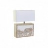 Desk lamp DKD Home Decor Brown White 220 V 50 W Indian (33 x 12 x 41 cm) - Article for the home at wholesale prices
