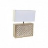 Lampe de bureau DKD Home Decor Marron Blanc 220 V 50 W Arabe (33 x 12 x 41 cm) - Article pour la maison à prix grossiste