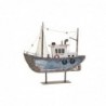 Decorative Figurine DKD Home Decor Metal Barco paulownia wood (25 x 4 x 24 cm) - Article for the home at wholesale prices