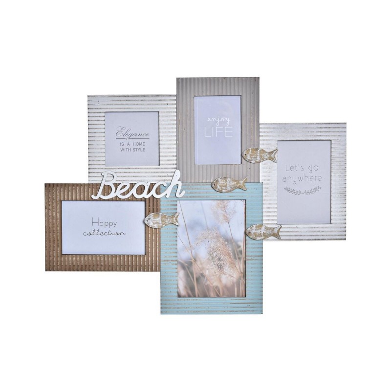 Cadre photo DKD Home Decor Beach Bois Marin (51 x 2 x 40,5 cm) à prix grossiste - Article pour la maison à prix de gros