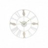 Horloge Murale DKD Home Decor Métal MDF Blanc Spirales (39 x 3,5 x 39 cm) - Article pour la maison à prix de gros