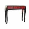 Console DKD Home Decor Sapin Rouge Noir MDF Oriental (96 x 27 x 80 cm) - Article for the home at wholesale prices