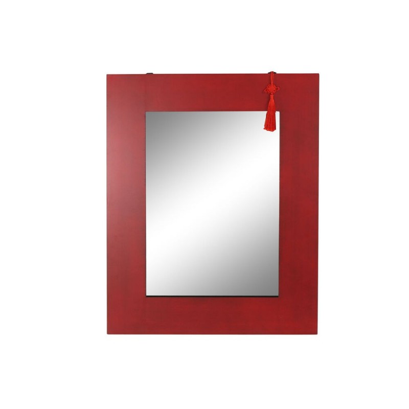 Miroir mural DKD Home Decor Miroir Sapin Rouge Noir MDF (70 x 2 x 90 cm) à prix grossiste - Article pour la maison à prix de gros