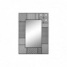 Miroir mural DKD Home Decor Miroir Noir Métal (66 x 1,5 x 92 cm) - Article pour la maison à prix grossiste