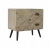 Drawer chest DKD Home Decor Naturel Noir MDF (60 x 30 x 56 cm) - Article for the home at wholesale prices