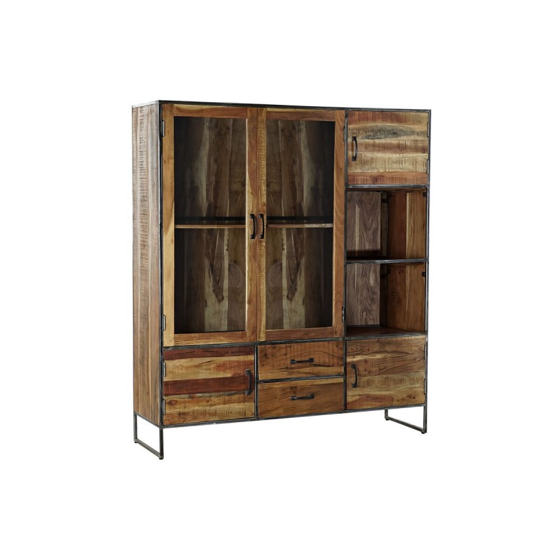 Display DKD Home Decor Glass Metal Acacia Recycled wood (140 x 40 x 160 cm) - Article for the home at wholesale prices