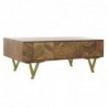 Coffee table DKD Home Decor Metal Mango wood (120 x 60.5 x 46 cm) - Article for the home at wholesale prices