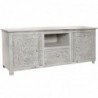 TV furniture DKD Home Decor White Mango wood (151 x 60 x 40 cm) - Article for the home at wholesale prices