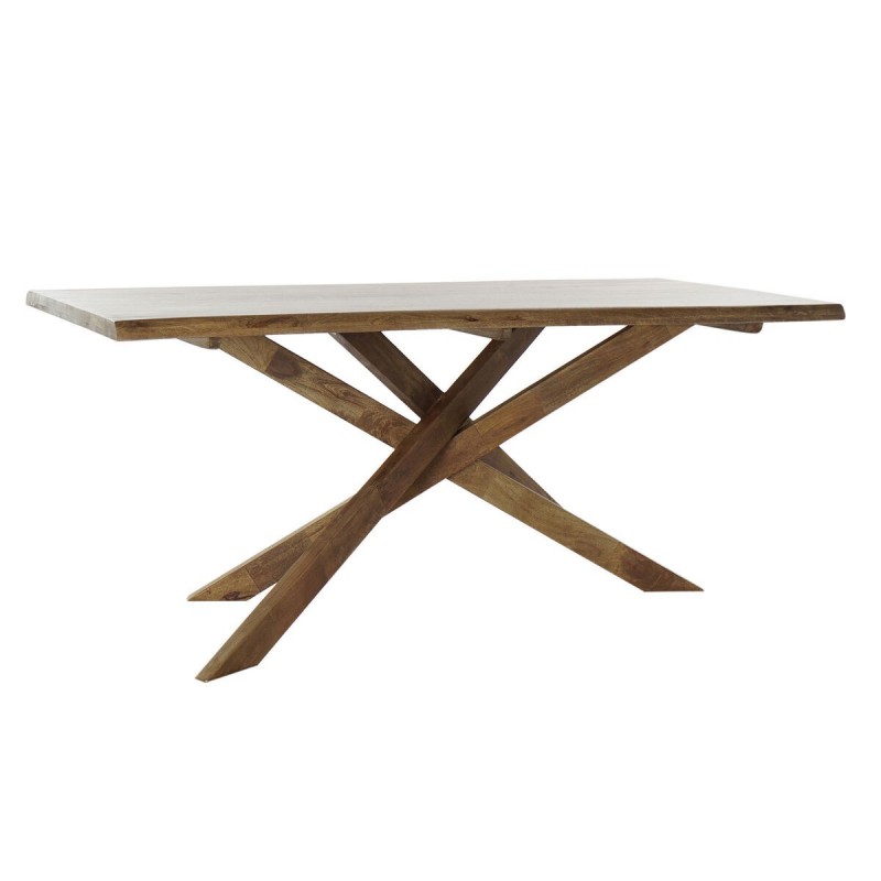 DKD Home Decor Natural Walnut Dining Table (180 x 86 x 76 cm) - Article for the home at wholesale prices