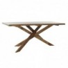 DKD Home Decor Natural Walnut Dining Table (180 x 86 x 76 cm) - Article for the home at wholesale prices