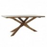 Table de Salle à Manger DKD Home Decor Naturel noyer (180 x 86 x 76 cm) - Article pour la maison à prix de gros