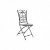 Chaise de jardin DKD Home Decor Noir Céramique Multicouleur Forge (39 x 50 x 93 cm) - Article pour la maison à prix grossiste