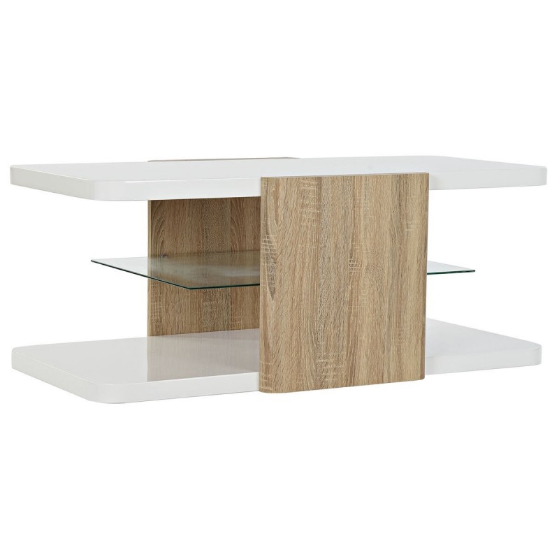 Side table DKD Home Decor Glass MDF Aluminium (110 x 60 x 45 cm) - Article for the home at wholesale prices