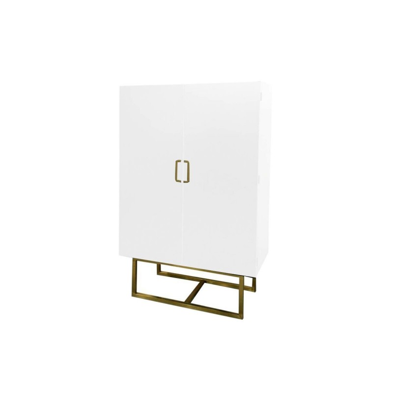 Armoire DKD Home Decor Blanc Peuplier (110 x 50 x 180 cm) - armoire à prix grossiste