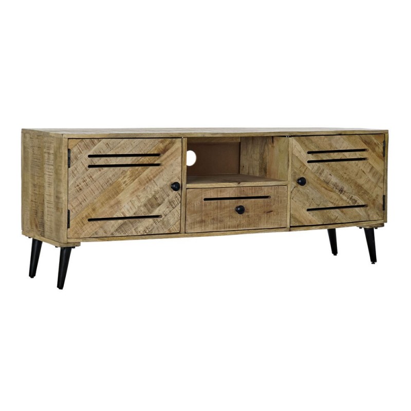 TV furniture DKD Home Decor Brown Metal Mango wood (150 x 59 x 40 cm) - Article for the home at wholesale prices