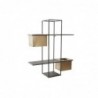 Shelf DKD Home Decor Black Metal Copper (50 x 16 x 60 cm) - Article for the home at wholesale prices